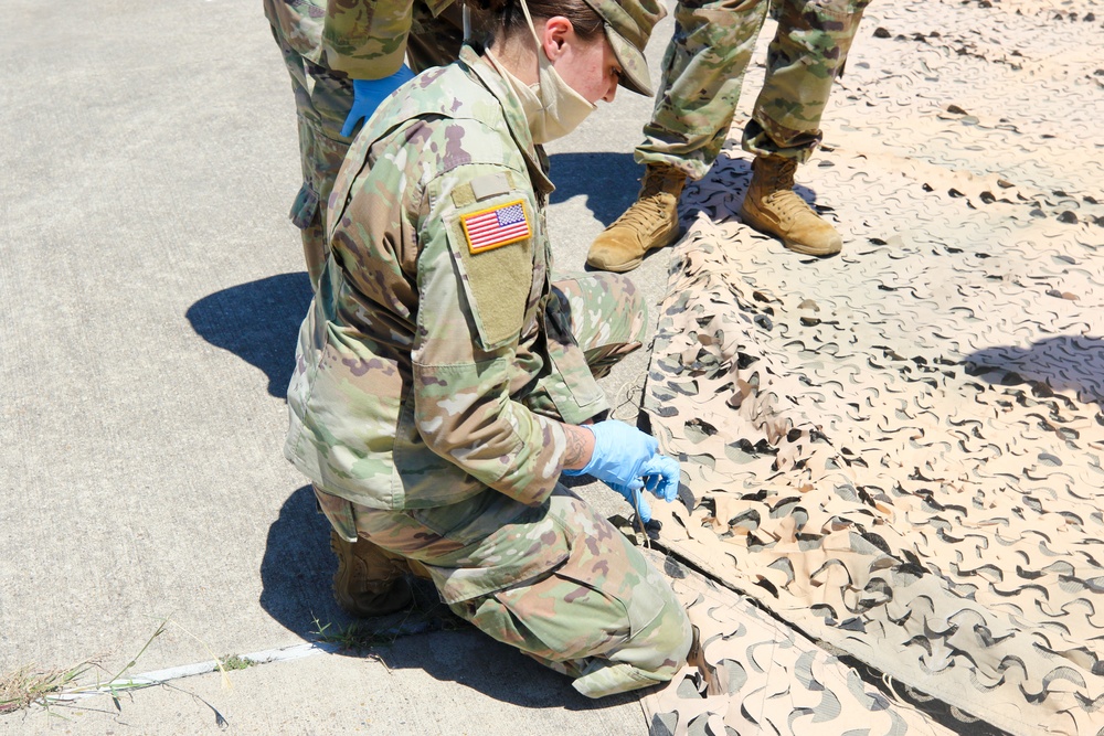 386th Forward Support Company Conducts a Sustainment Mission in Corpus Christi, Texas