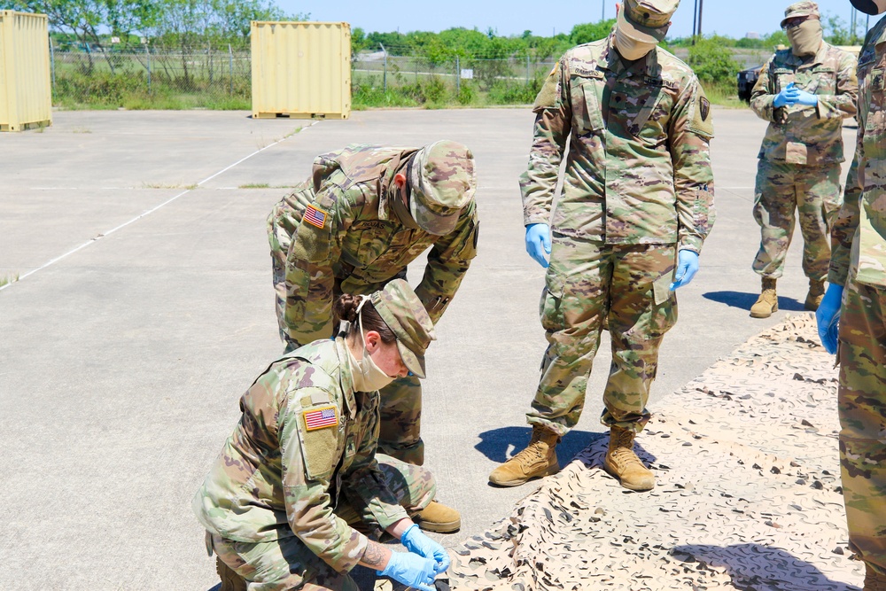 386th Forward Support Company Conducts a Sustainment Mission in Corpus Christi, Texas