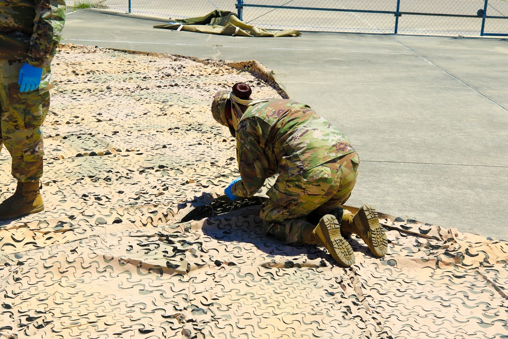 386th Forward Support Company Conducts a Sustainment Mission in Corpus Christi, Texas