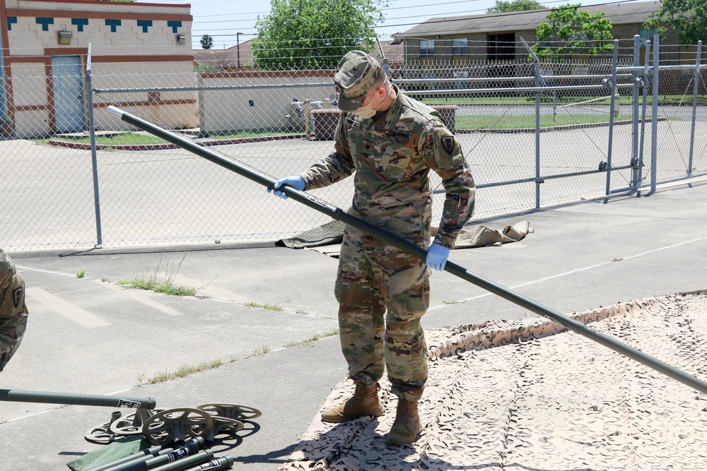 386th Forward Support Company Conducts a Sustainment Mission in Corpus Christi, Texas