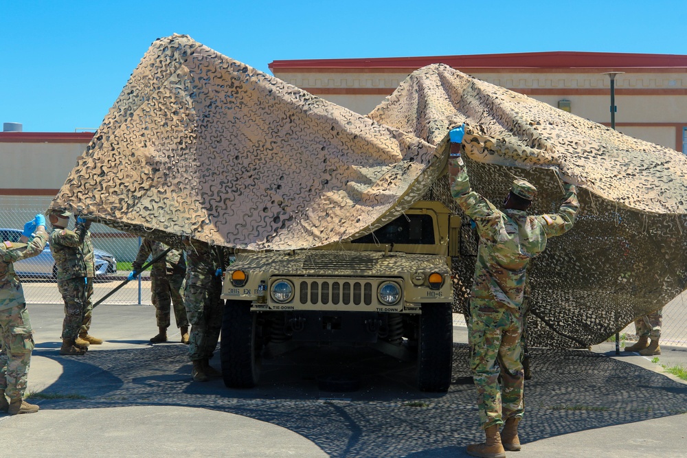 386th Forward Support Company Conducts a Sustainment Mission in Corpus Christi, Texas