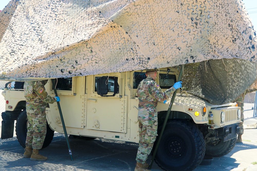 386th Forward Support Company Conducts a Sustainment Mission in Corpus Christi, Texas