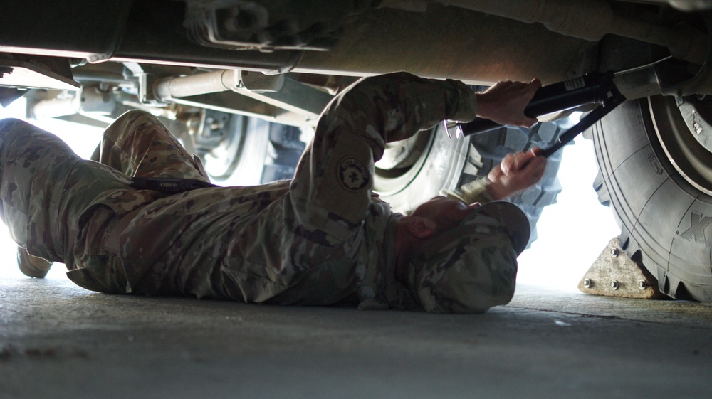 4/2 performs vehicle maintenance