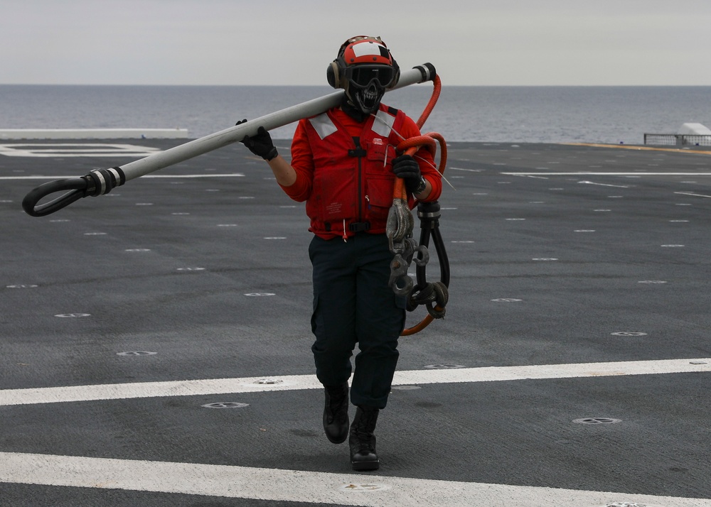 USS Makin Island Vertical Replenishment