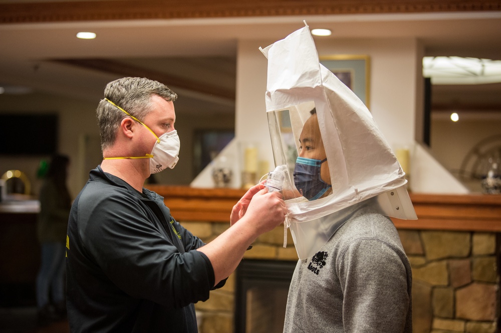 15th CST Performs N95 Mask Fit Tests