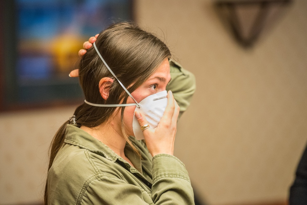 15th CST Performs N95 Mask Fit Tests