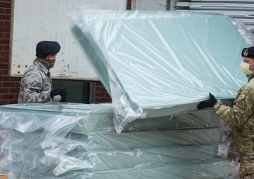 Connecticut National Guard builds surge capacity at Central Connecticut State University