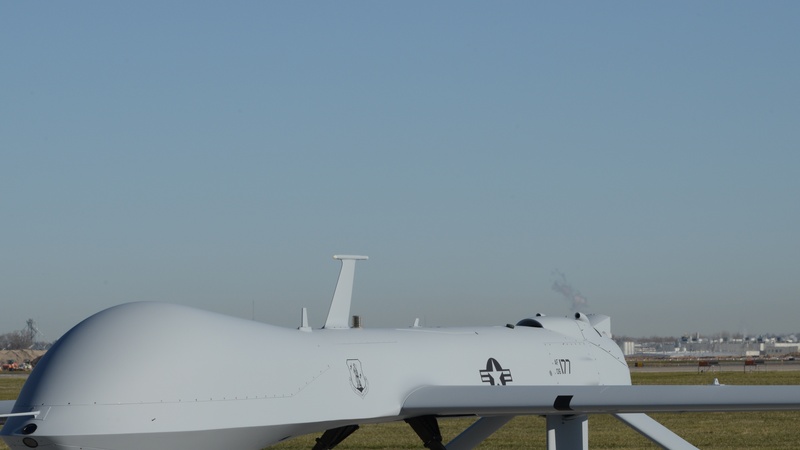Air Force MQ-1 painted and ready for display