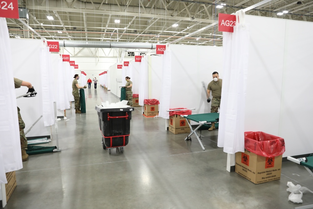 Wisconsin National Guard lending a helping hand at Milwaukee County alternate care facility