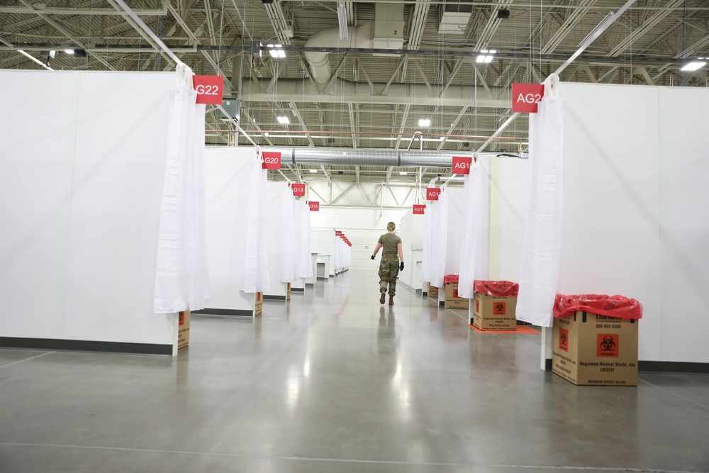 Wisconsin National Guard lending a helping hand at Milwaukee County alternate care facility