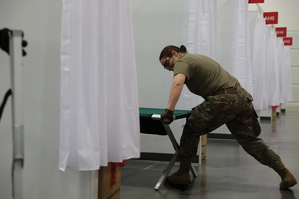 Wisconsin National Guard lending a helping hand at Milwaukee County alternate care facility