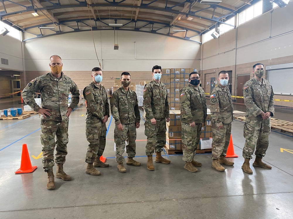 Brigadier General Greg Chaney Visits TMD Service Members in Lubbock, TX