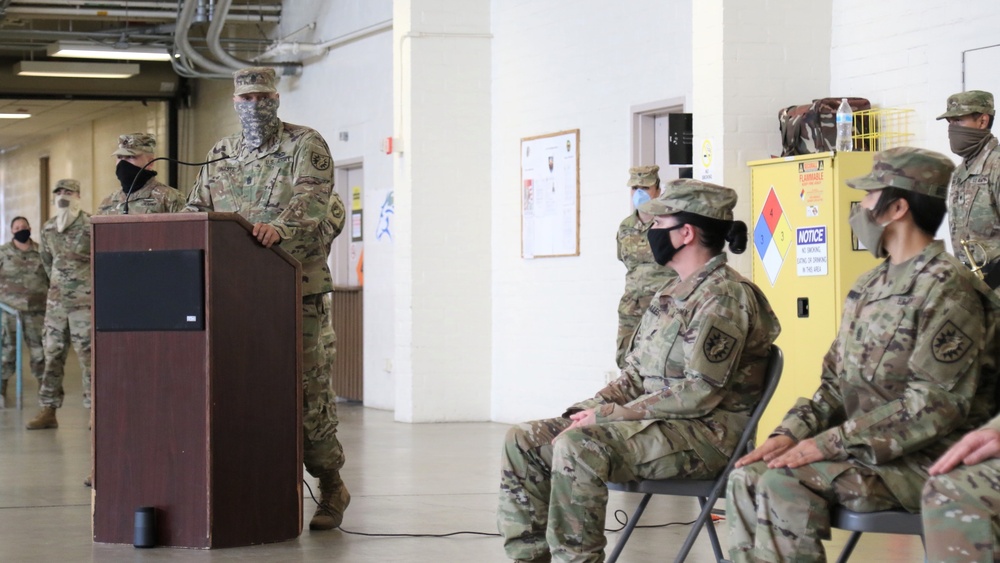 224th STB change of responsibility April 2020