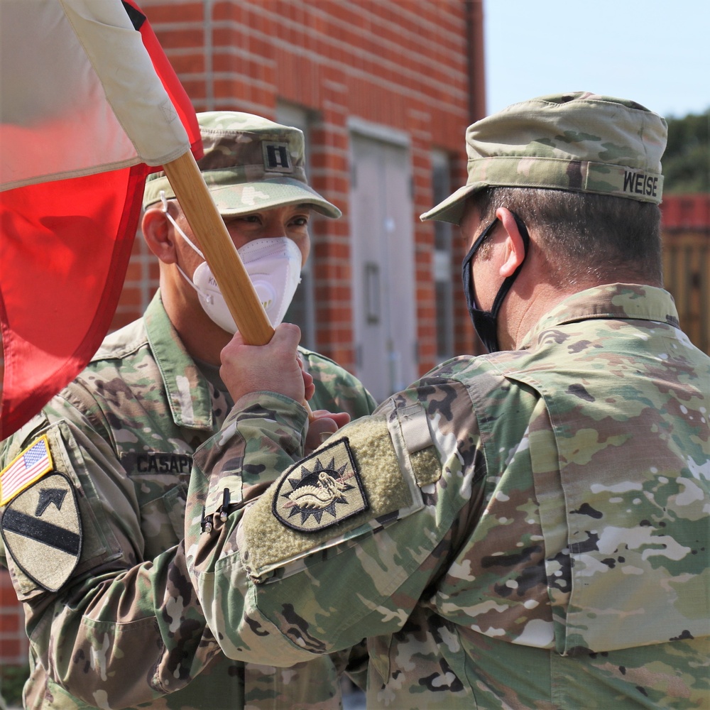 HHC, 224th STB change of command April 2020