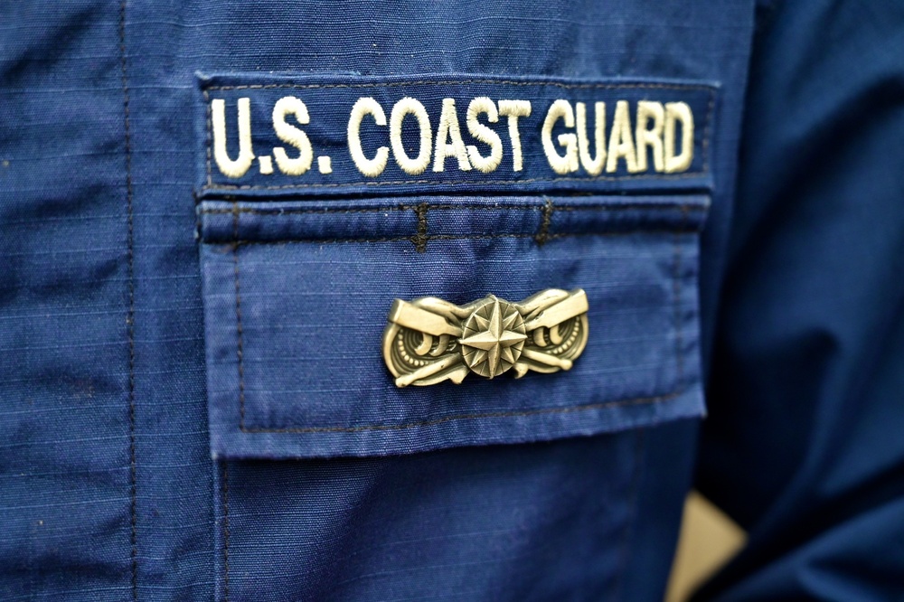 Station Ketchikan member displays boat force operations insignia