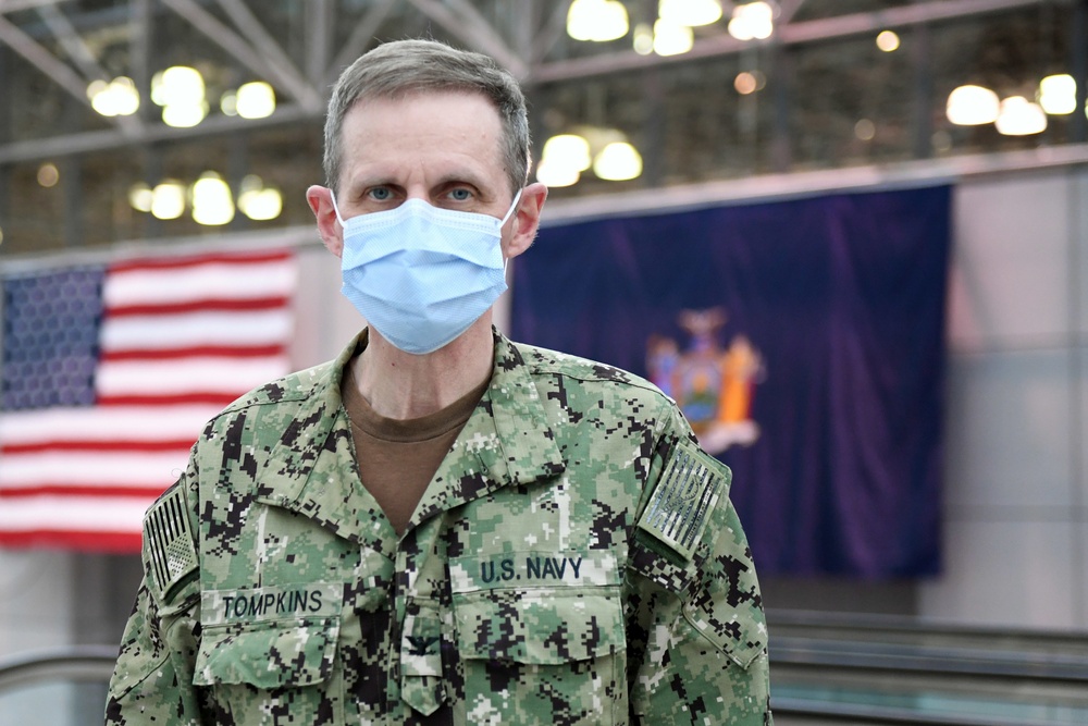 Oklahoma City native Capt. John Tompkins present at the Department of Defense COVID-19 Response