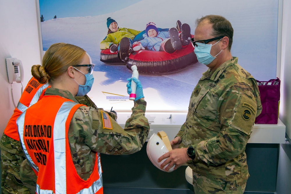 Colorado National Guard Members support the COVID-19 Response Efforts