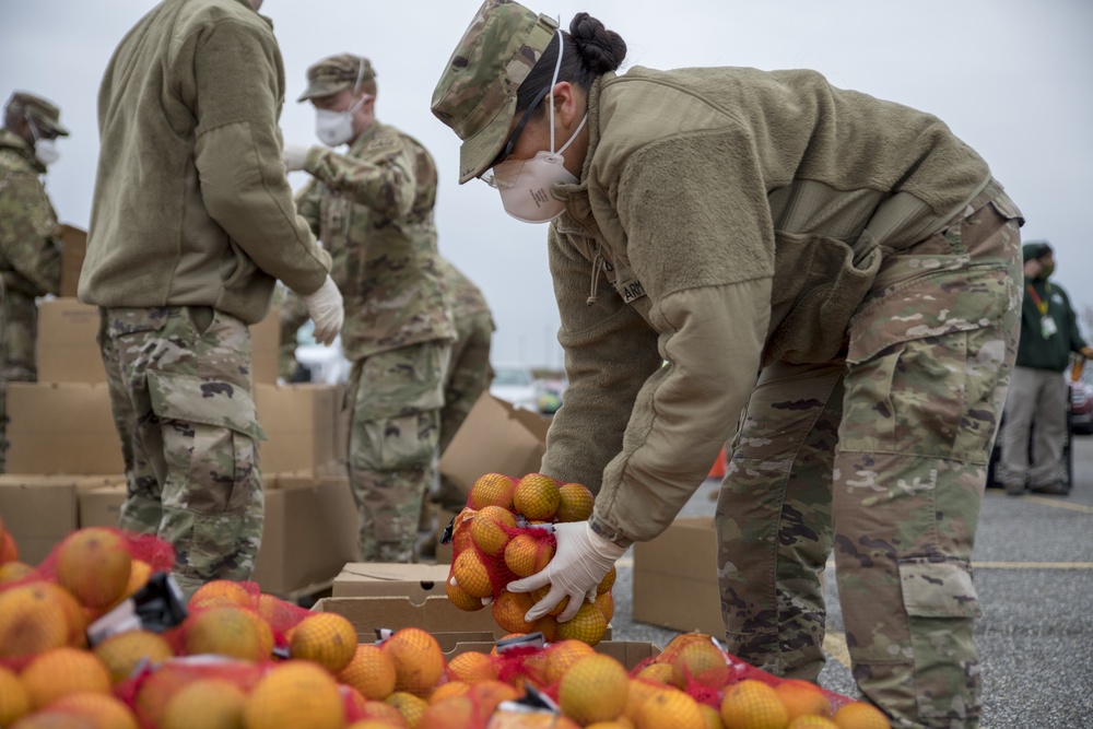 Delaware National Guard assists Food Bank of Delaware