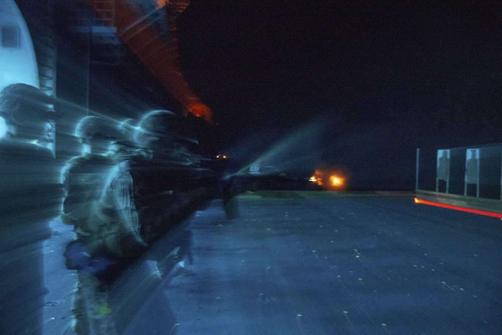 Bravo Six, Going Dark: Marines with the 31st MEU conduct a night shoot