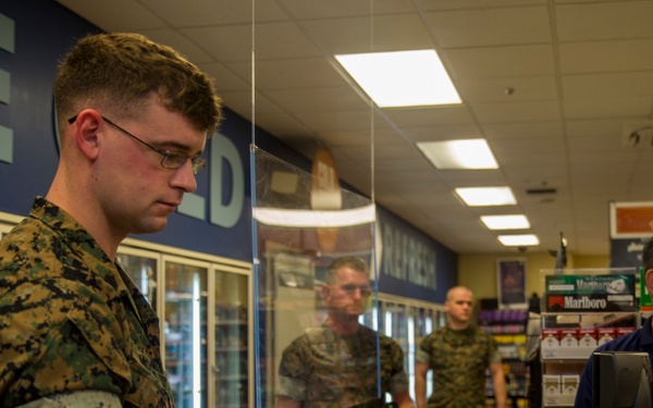 Camp Hansen implements social distancing practices