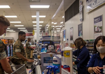 Camp Hansen implements social distancing practices