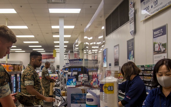 Camp Hansen implements social distancing practices