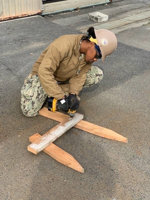 U.S. Navy Seabees deployed with NMCB-5’s Detail Iwakuni