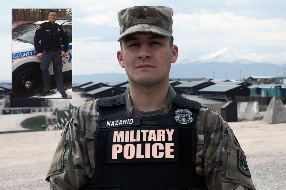 Dual-hatted New York Reservist deploys to Kosovo