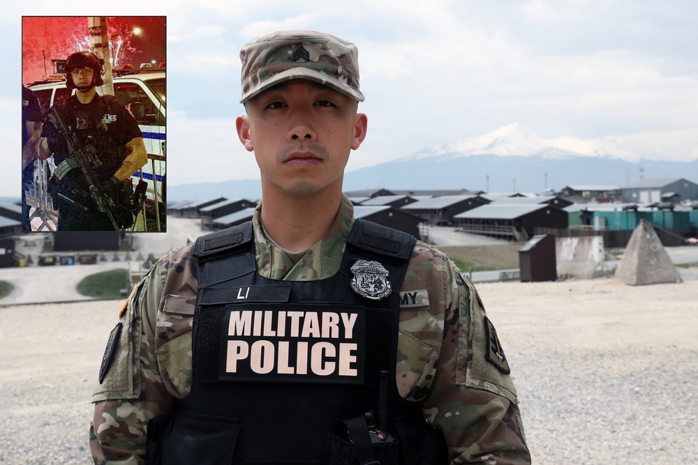 Dual-hatted New York Reservist deploys to Kosovo