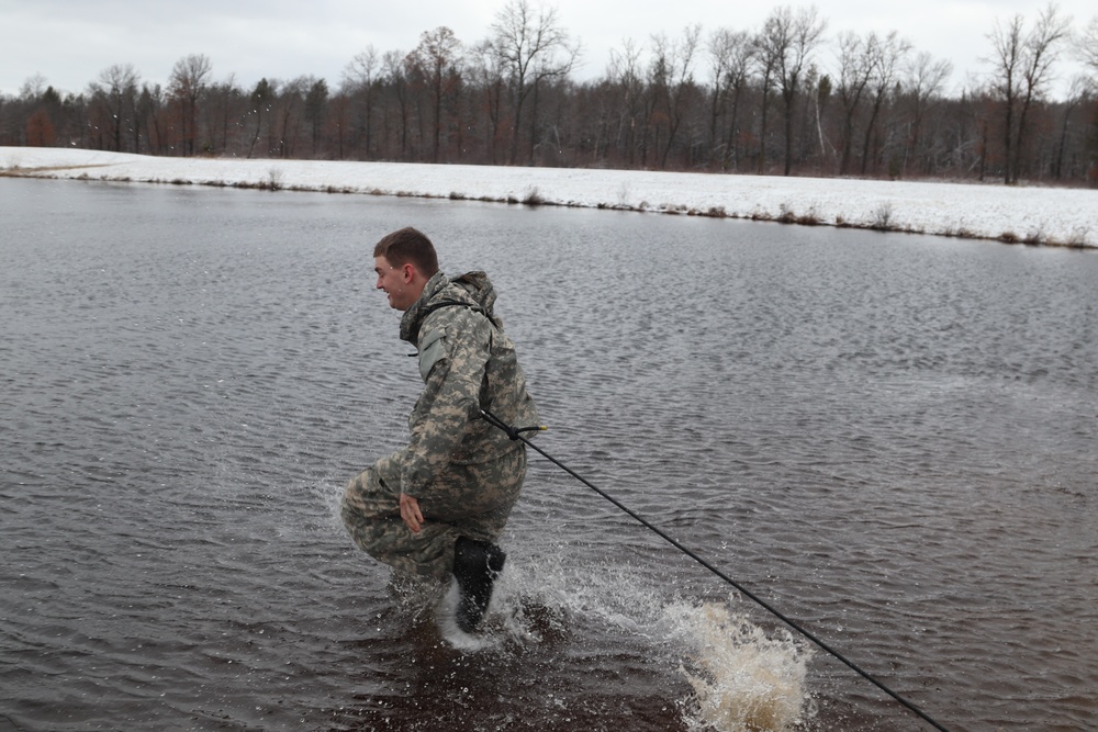 CWOC Class 20-05 students complete cold-water immersion training at Fort McCoy