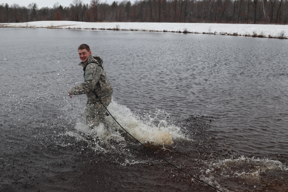 CWOC Class 20-05 students complete cold-water immersion training at Fort McCoy