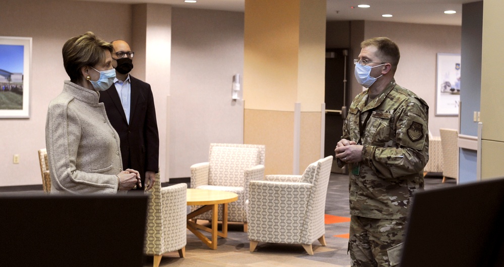 Barret Looks at AFMC COVID Fight