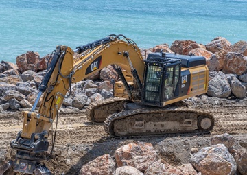 NMCB 1 continues Cliff Erosion Prevention Project on Naval Station Rota