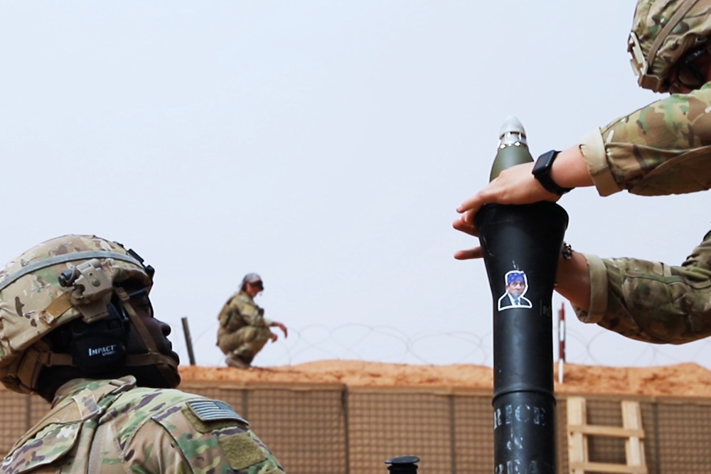 At-Tanf Garrison mortar readiness exercise