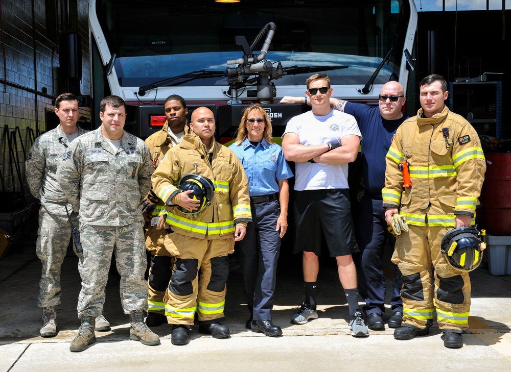 Fire departments protects personnel, property at North Auxiliary Airfield