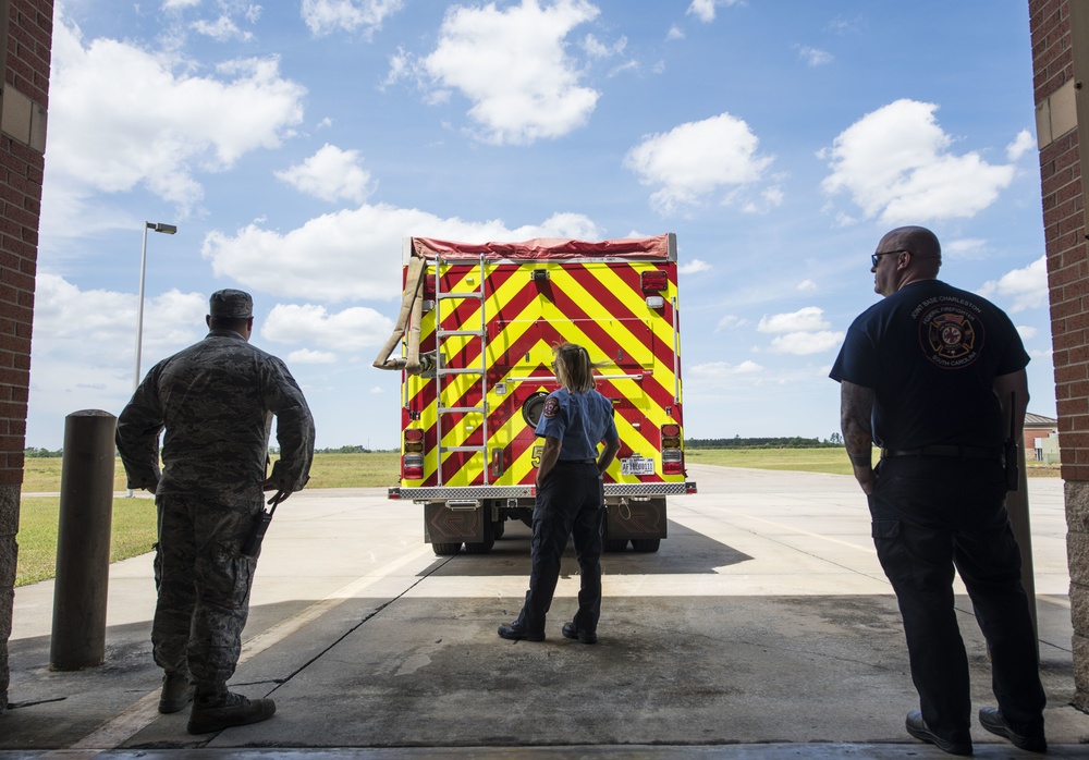 Fire departments protects personnel, property at North Auxiliary Airfield