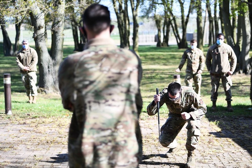 Security Forces augmentees support base defense