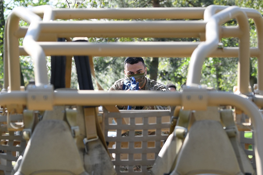 Security Forces augmentees support base defense