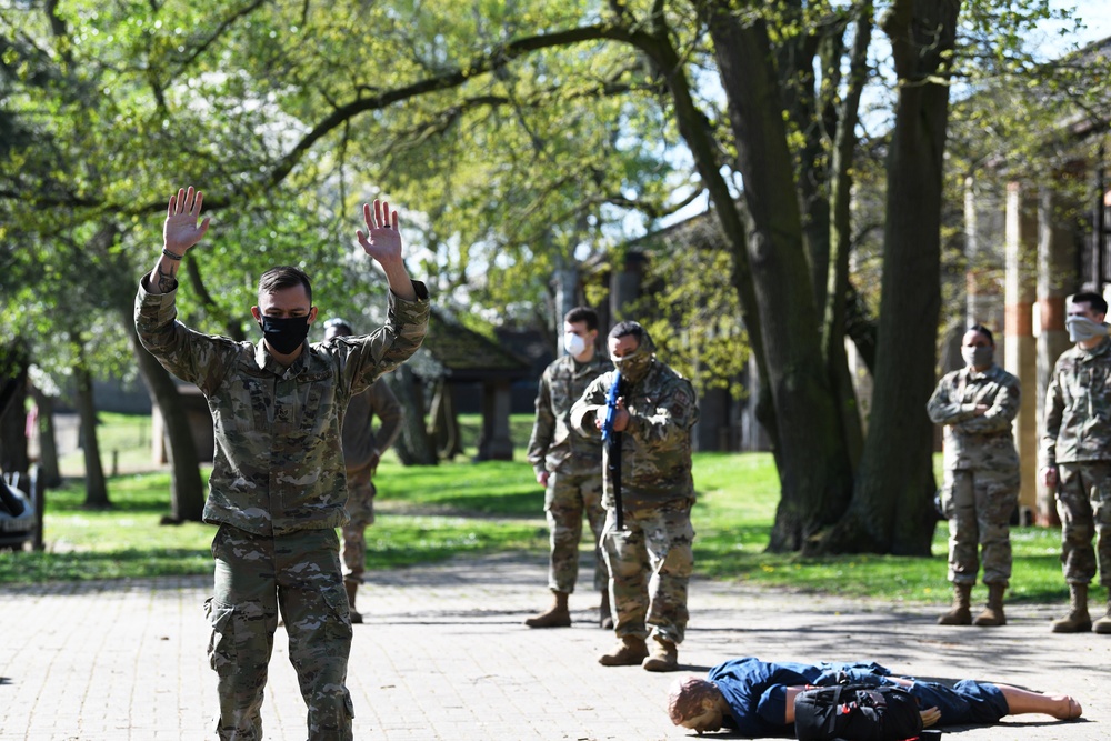 Security Forces augmentees support base defense