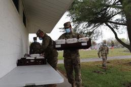 Maryland National Guard provides meals for Camp Hope in Salisbury