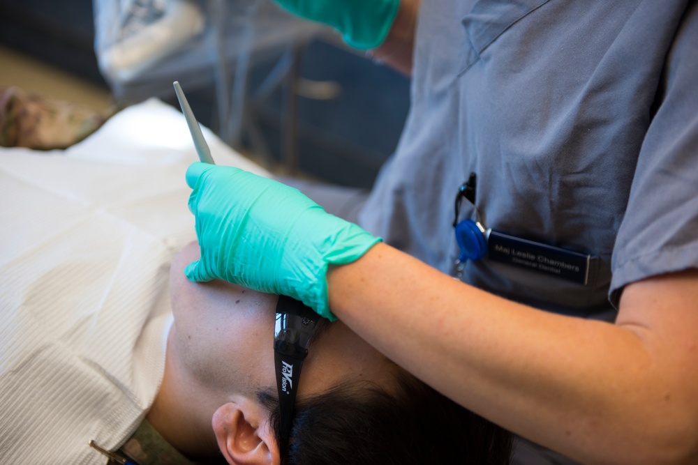 JB Charleston dental personnel continue the mission