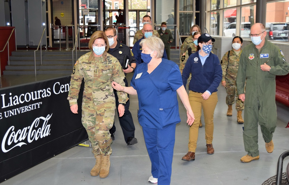 FEMA and USACE Set-up and Alternate Care Facility in Philadelphia