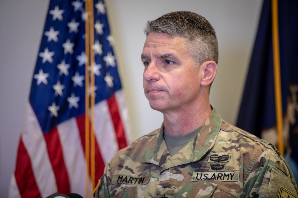 Unites States Secretary of the Army visits the TCF Center