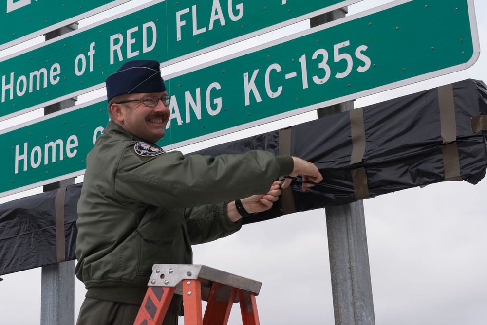 354th FW leadership celebrates F-35 arrival