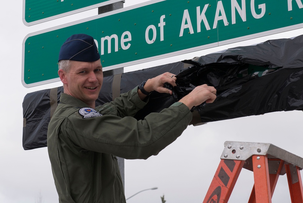 354th FW leadership celebrates F-35 arrival