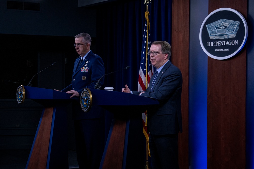 Top DOD Officials Hold News Conference