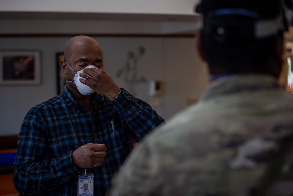21st WMD-CST support Menlo Park Veterans Memorial Home medical staff