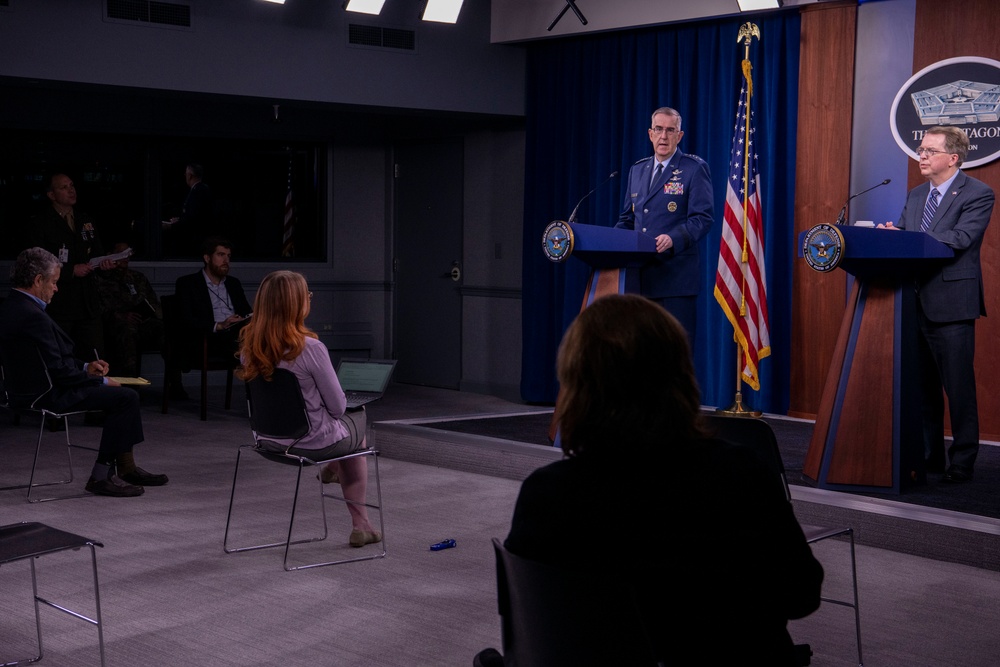 Top DOD Officials Hold News Conference