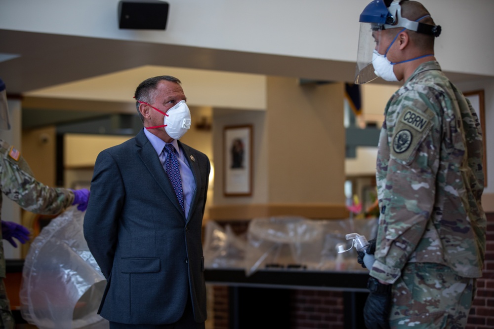 21st WMD-CST support Menlo Park Veterans Memorial Home medical staff