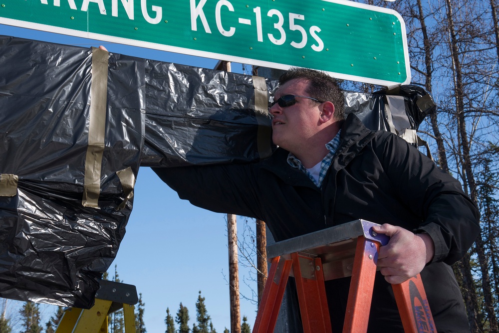 354th FW personnel celebrate F-35 arrival